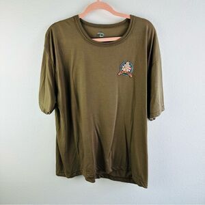 Duo Fold Olive Puffy Boy Scout Logo‎ Tee Men’s Size XL